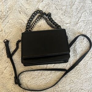 Black Chain Crossbody Bag